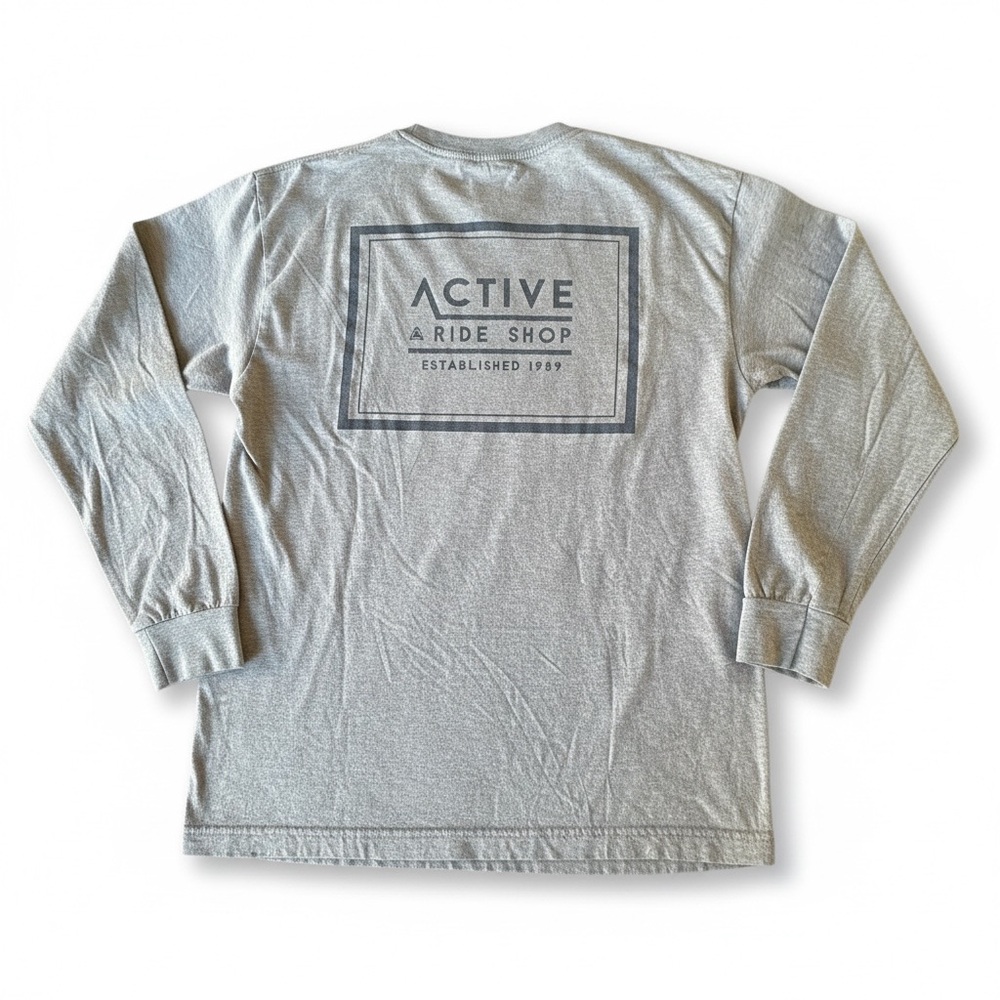 Active USA Gray Long Sleeve Tee